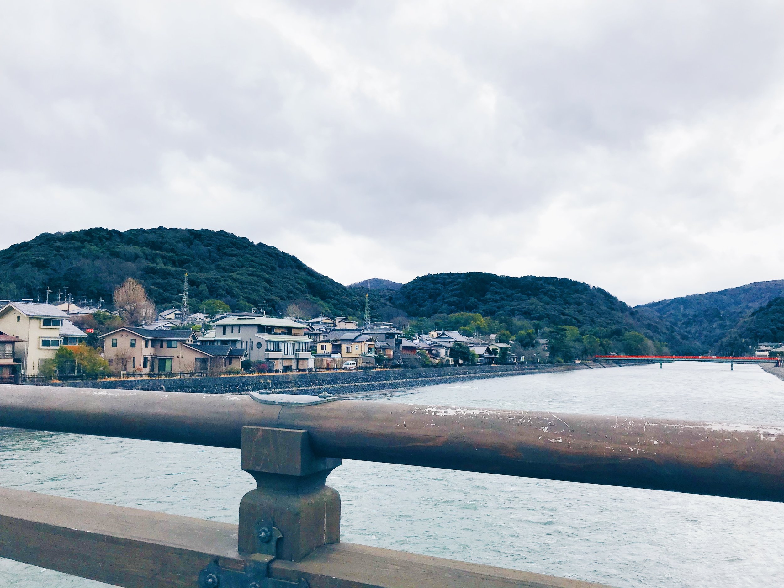 Uji Bridge to Byodoin Omotesando shopping street
