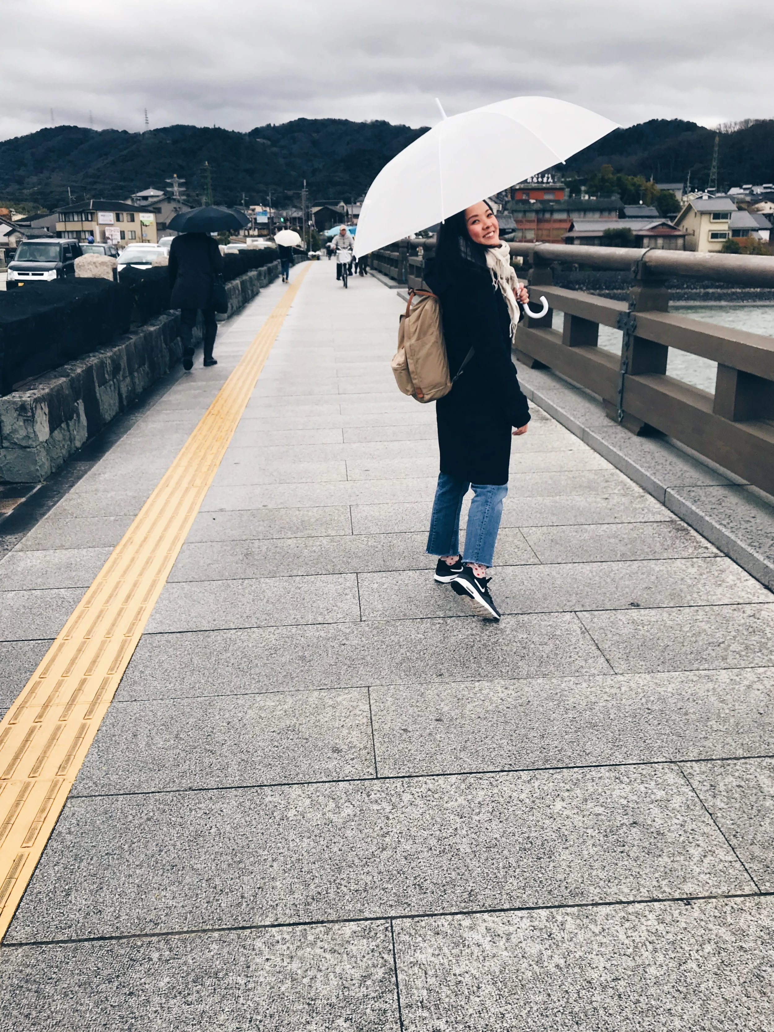 It was a rainy day in Uji