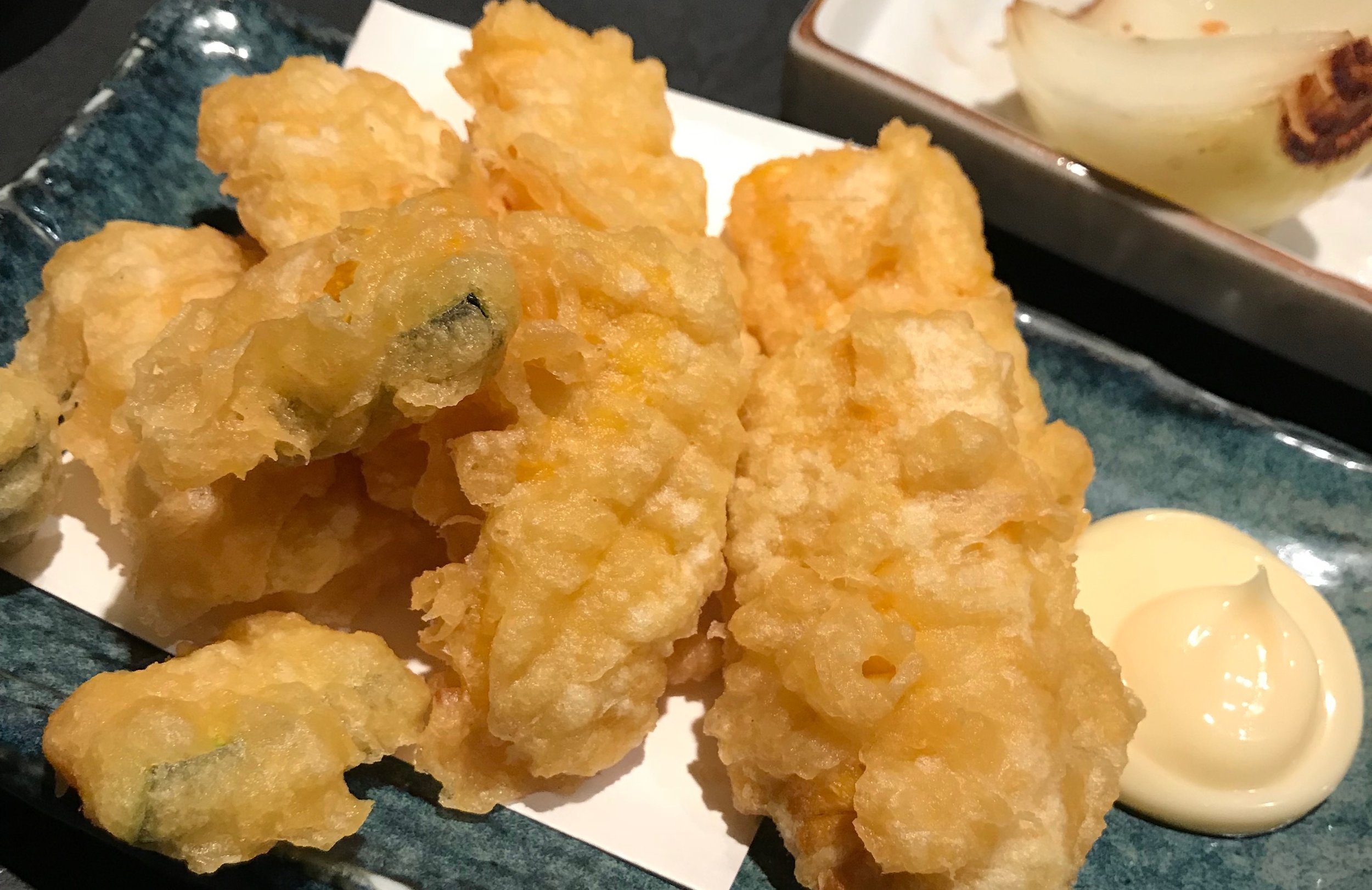 Corn fritters...