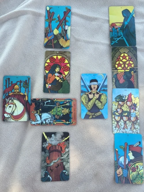 Shadow Work Insights - New Moon Tarot Spread - Morgan Greer Deck