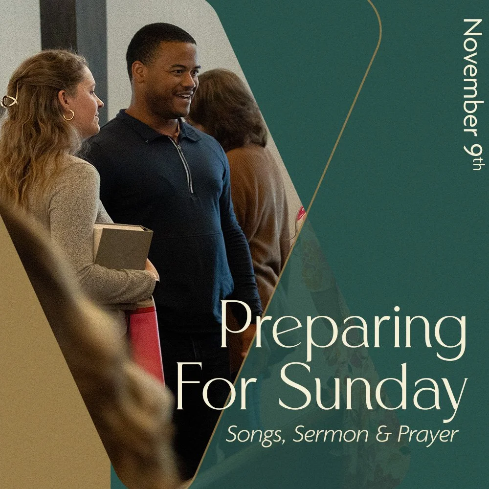 We're ready to gather with you tomorrow! We can't wait to join with God's people lifting our voices, heads and hearts in worship to our Lord, Jesus Christ.