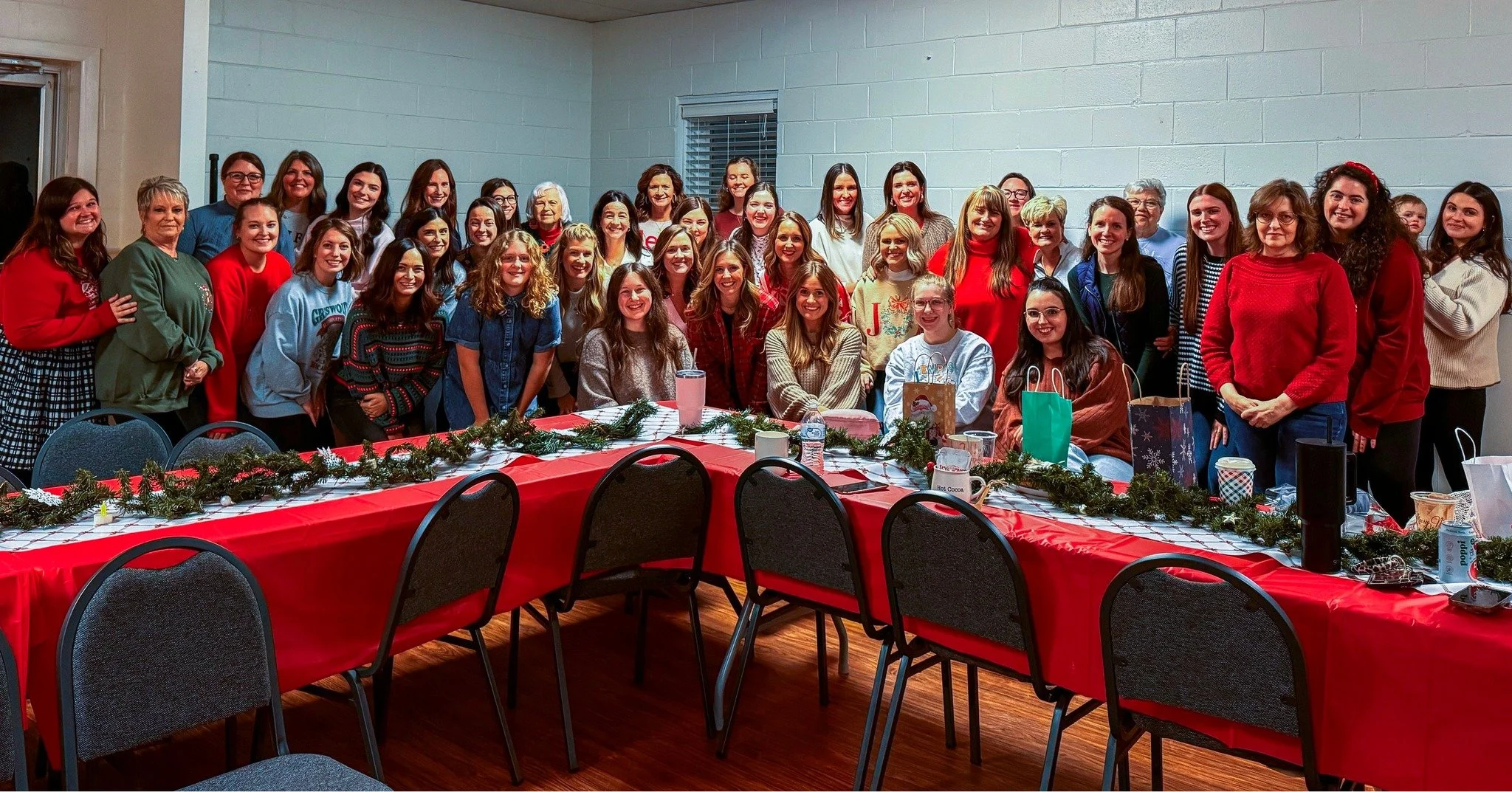 Our ladies had a great time at the annual Women's Christmas Party! We're so thankful for the community and fellowship that our women share together, which is even more special this time of year. Thank you to everyone who brought food, setup, cleaned 