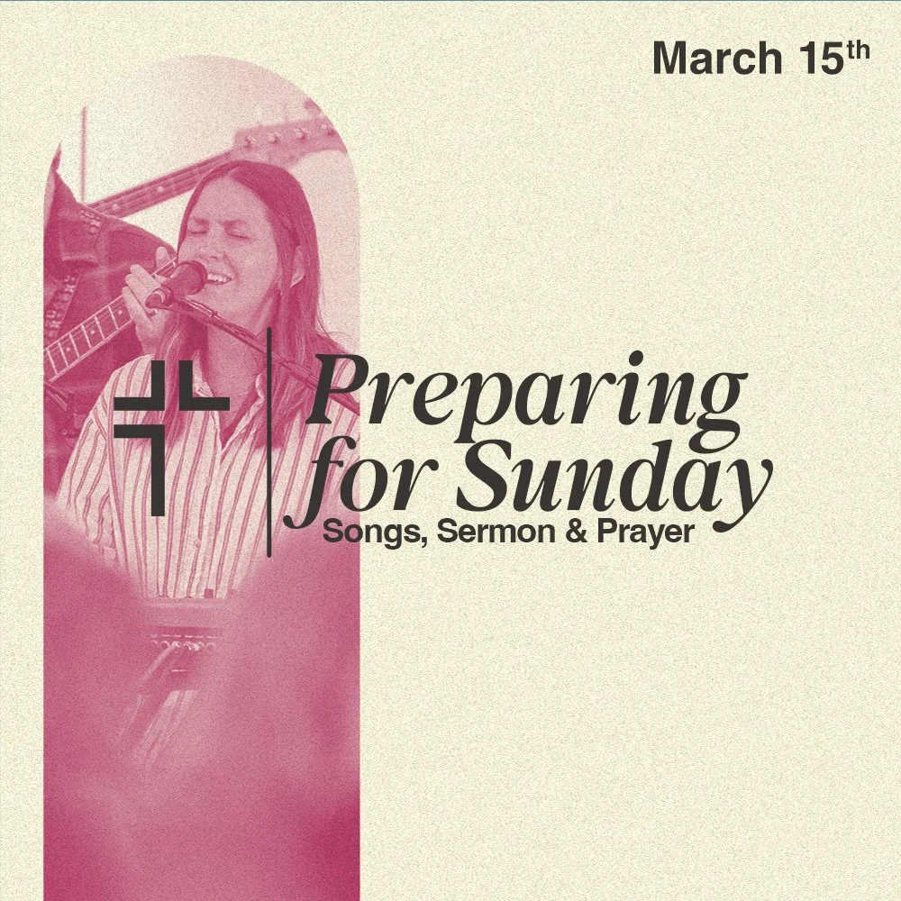 We hope you'll start your week worshiping with your church family. It's going to be a great Sunday at Redeemer!