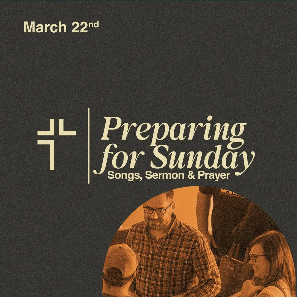 No matter what this week has held, Sunday is a chance to reset. We gather to worship, to sit under God&rsquo;s Word, and to be reminded of the peace that only comes through knowing Christ. We'd love to have you join us!

9:30. - Children's Bible Stud