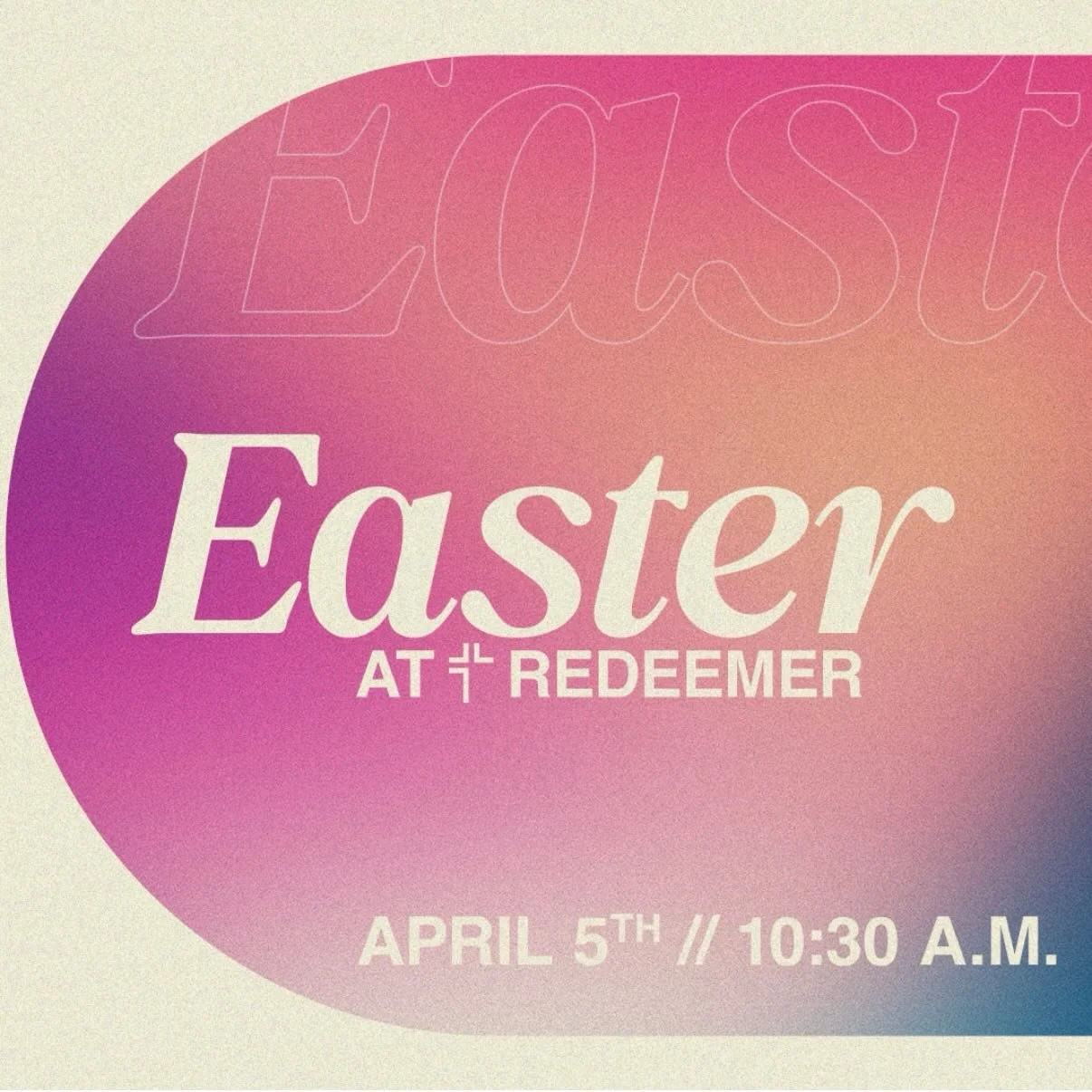 It was the day that death was cheated, the stone was moved, and the crucified one became the King. Join us tomorrow as we celebrate the resurrection of Jesus, the risen Lord who purchased salvation for all who believe in Him!

Our service begins at 1