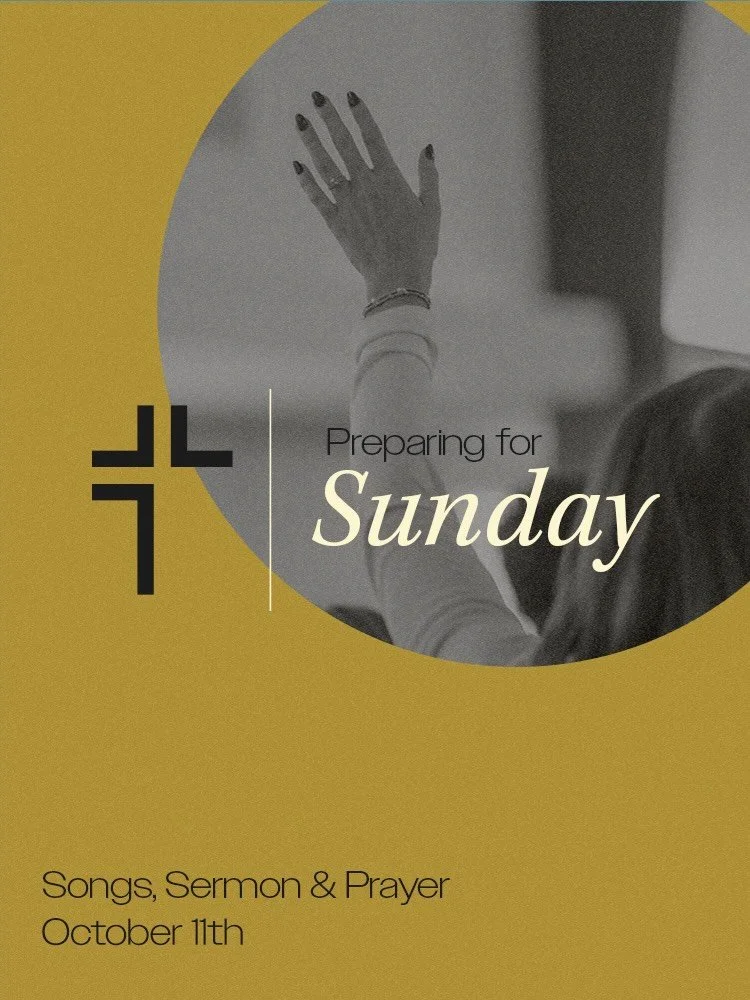 Gather with us tomorrow! It&rsquo;s going to be a great day to worship together. 

9:30 - Children&rsquo;s Bible Study
9:45 - Corporate Prayer
10:30 - Worship Gathering