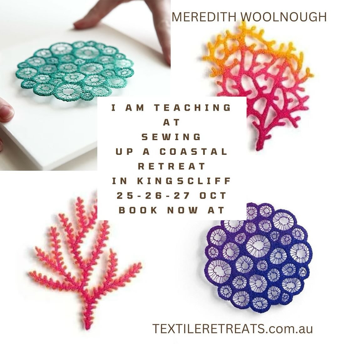 In person workshops with me are becoming quite rare, but I couldn&rsquo;t pass up this opportunity to teach at a 3 day retreat in beautiful Kingscliff NSW. 

Want to come along? 

For more details and to book in visit: https://www.textileretreats.com