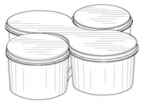 Container configuration US D694585 S1