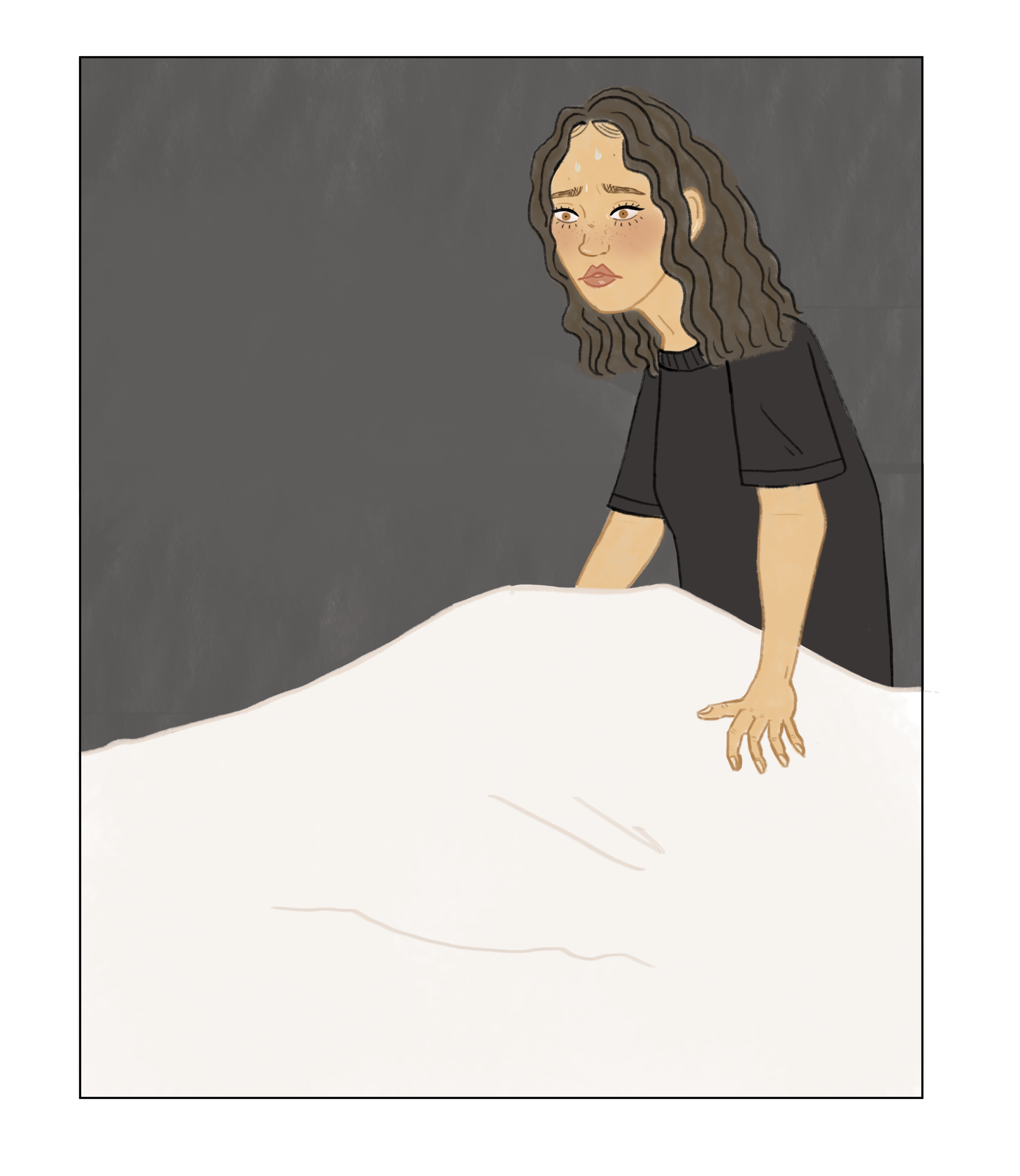  Tasha has difficulty sleeping, and sometimes wakes up in a panic.  Tasha has had some difficult experiences in her childhood that might be connected with the challenges she is having now. 