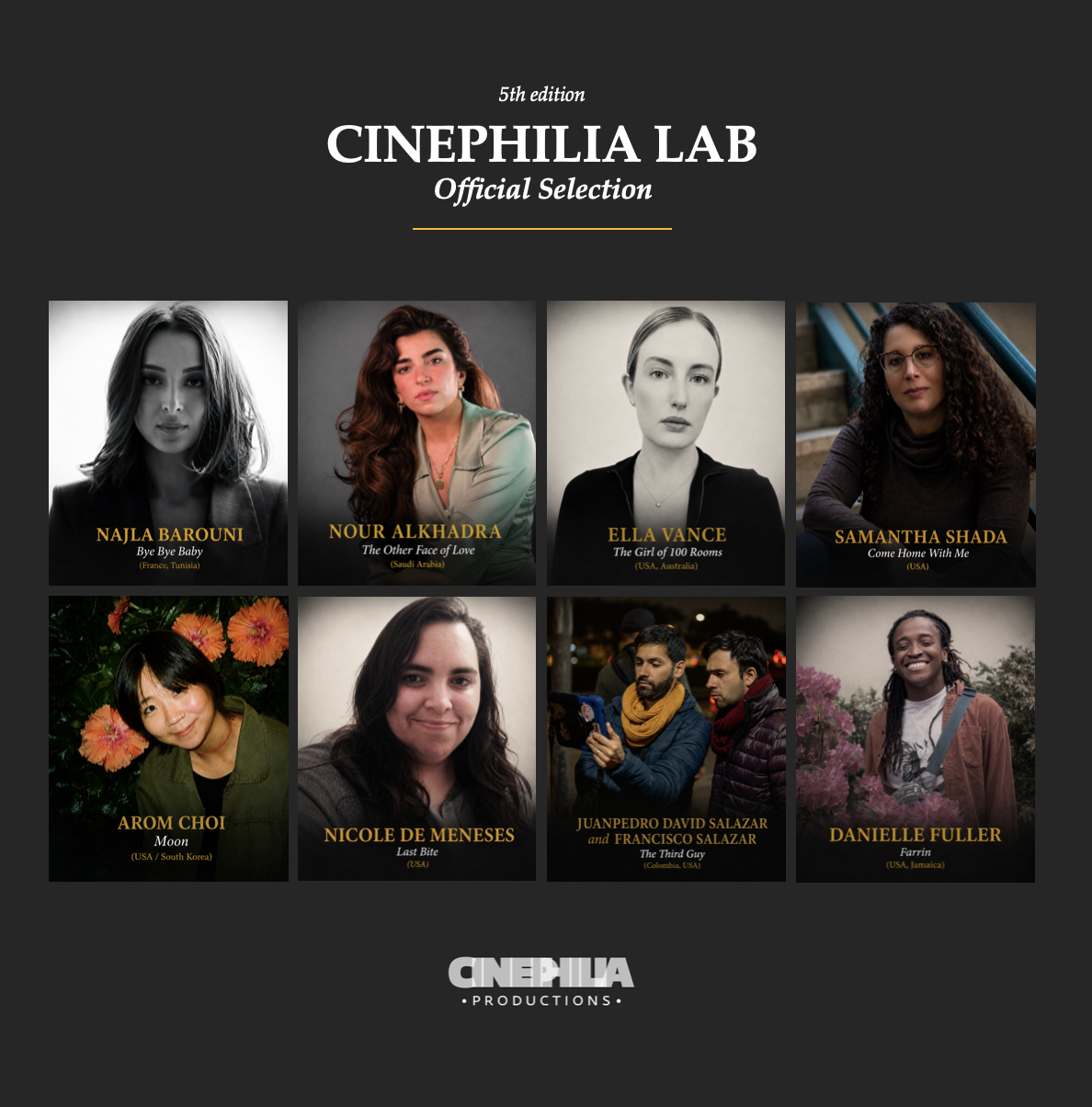 OFFICIAL SELECTION PROJECTS