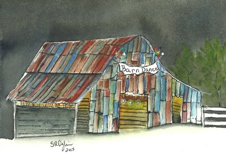 Barn Dance - 5 x 7" - SOLD