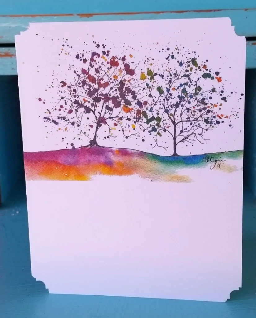 Together Always Trees, 4 x 6", blank inside