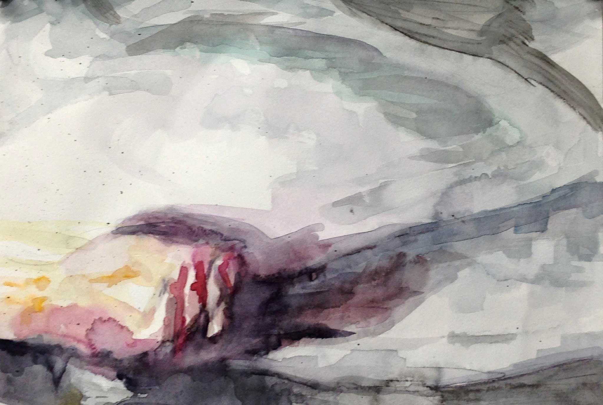 2014 Watercolor on Paper 9" x 12"