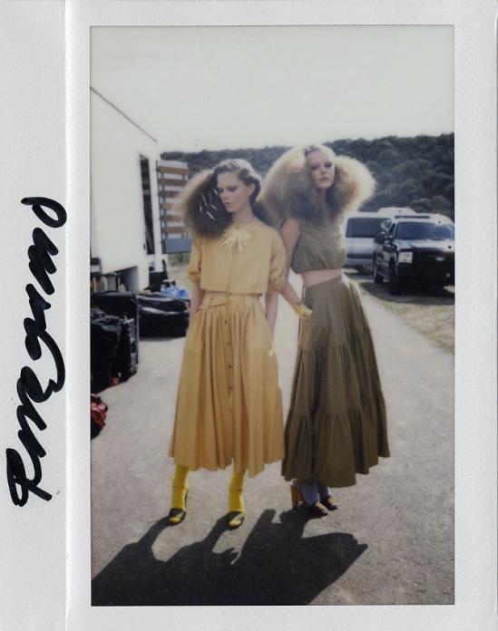 These two looks were beautiful on the runway. Unfortunately, not everything makes the page β¦ a hard edit for March.