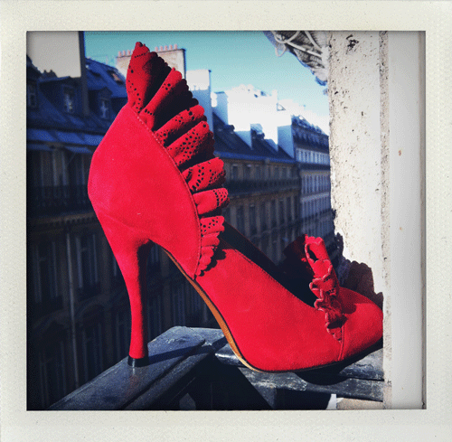 The “French Maid” shoe from Tabitha Simmons’ fall collection.