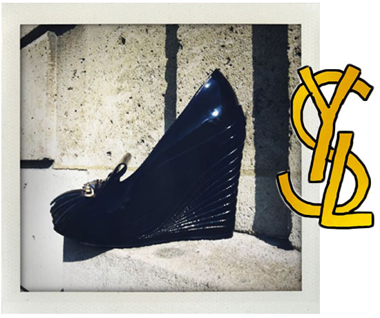 11.15am, Hotel Salomon de Rothschild, YSL’s best glossy shoe: