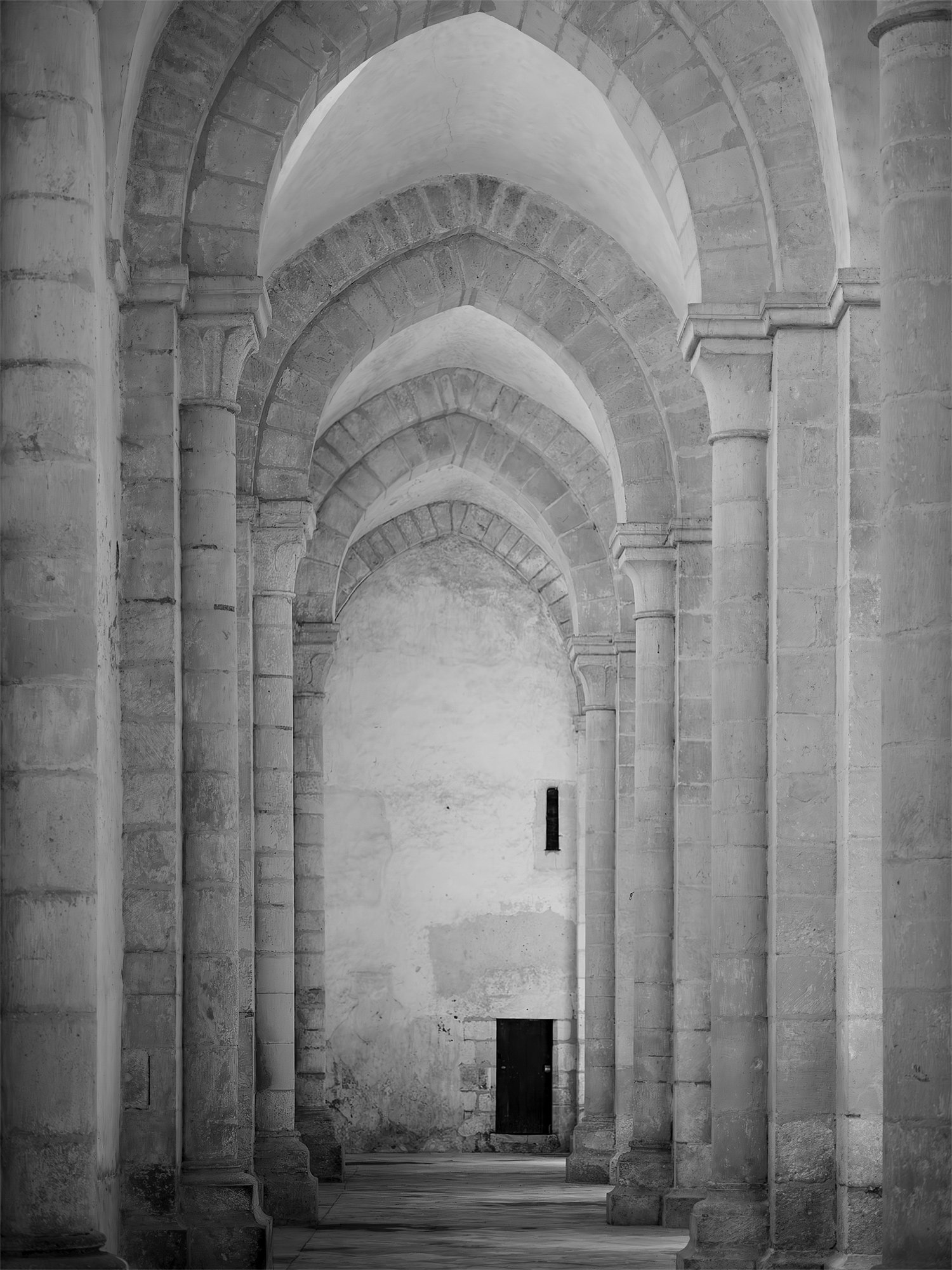 Cistercian Abbey, France, Study 1