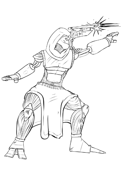 JAK MARR SAYS: "Handy to have in a fight, not so much a dinner party." JAMES MADDOX SAYS: "The origin of the phrase "Some things are definitely worth leaving buried." " ZOOK 'DASHBOLD' FOLKOR SAYS: "An astonishingly precocious newborn Warforged with a world view that is about what one would expect from a Warforged butcher. Has tried to remove my skin on many an occasion." GWEN MORDONA SAYS: "I barely knew him. For the best, I think."