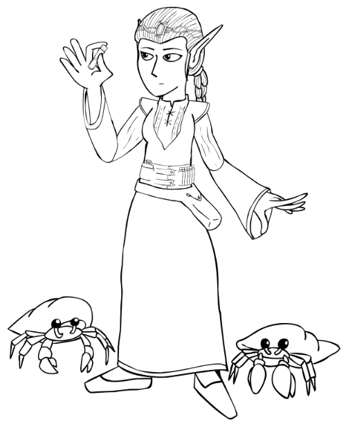 CHARLES SAYS: "Has too many pets for someone that explodes that often." FERIENZE SAYS: "I wish that she would realise there’s more to life than science and crabs." JARDINAIN SAYS: "She's a little crazy but she's the only one who thinks science like I do." SOMA SAYS: "Science Woman Who Explodes. Still thinks I'm responsible for everything."