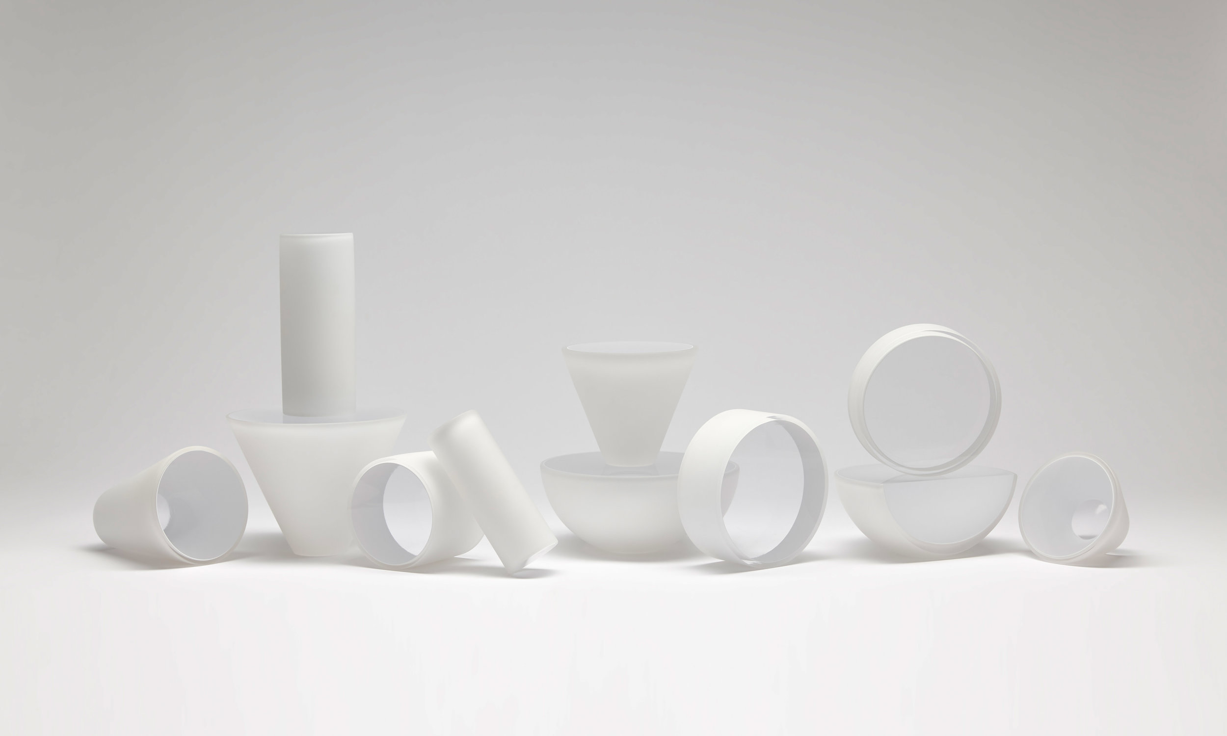 Imagine I - 2018 Free blown and hot sculpted glass, cut and polished