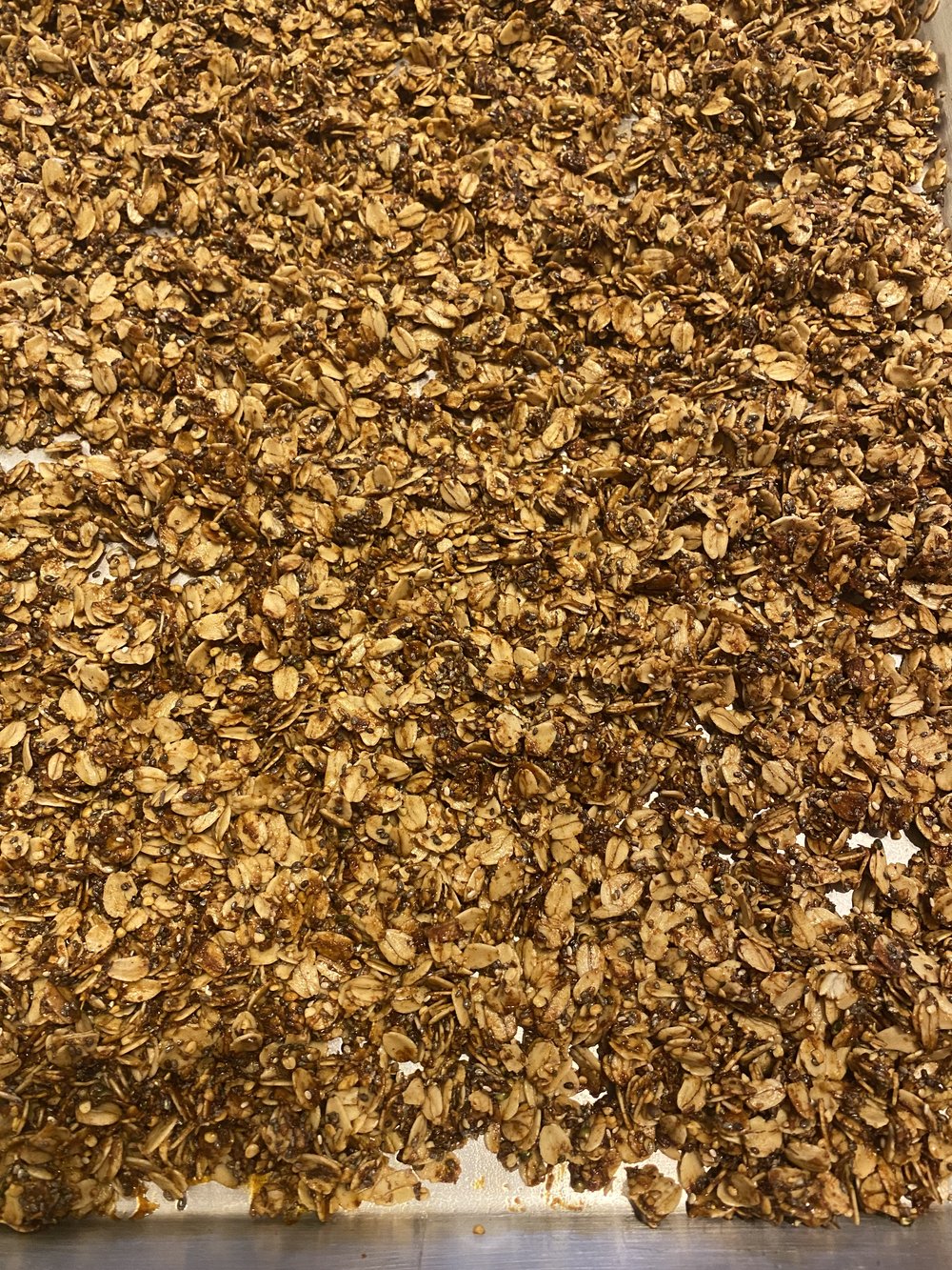 Oats after toasting