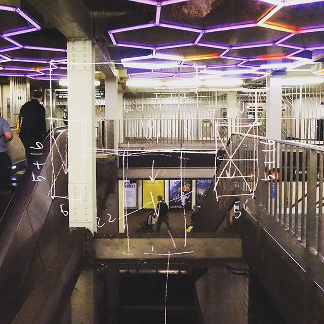 Neon honeycomb ceiling - Bleecker Street - Broadway - Lafayette Street / B / D / F / M / 6
.
.
.
#Nyc #Subway #NycSubway #Manhattan #Brodaway #BroadwayLafayette #BleeckerStreet #Underground #hexagons #ceiling #neon #neonlights #Cartography #Station #