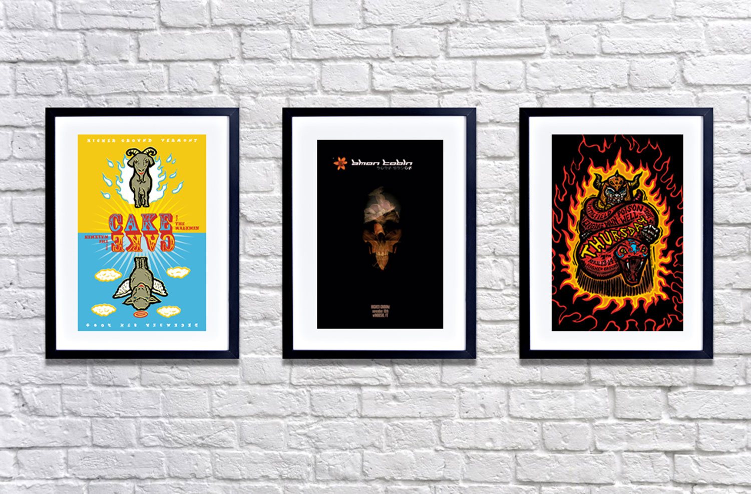 HIgher Ground Gig Posters