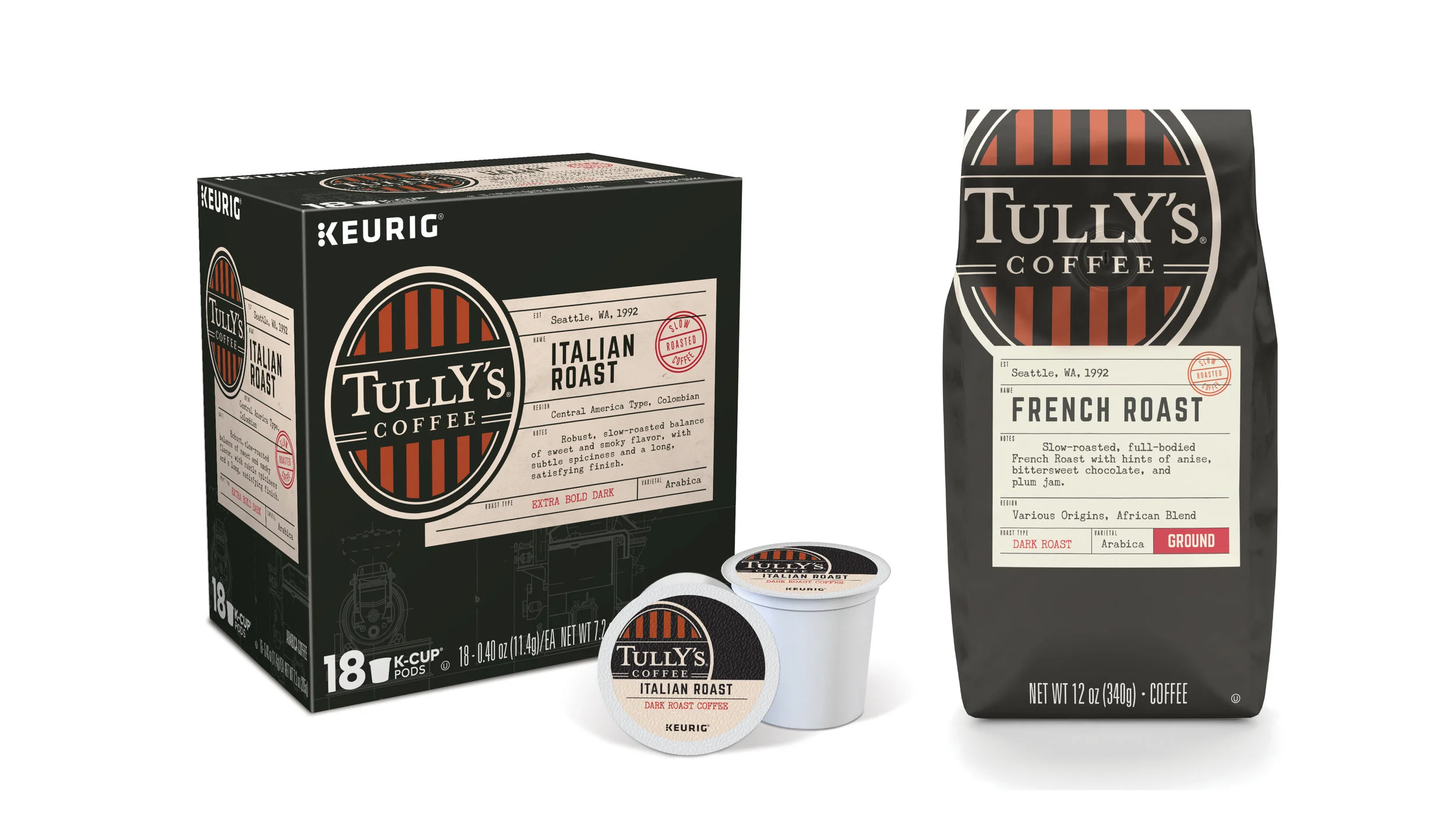 Tully's Coffee rebrand