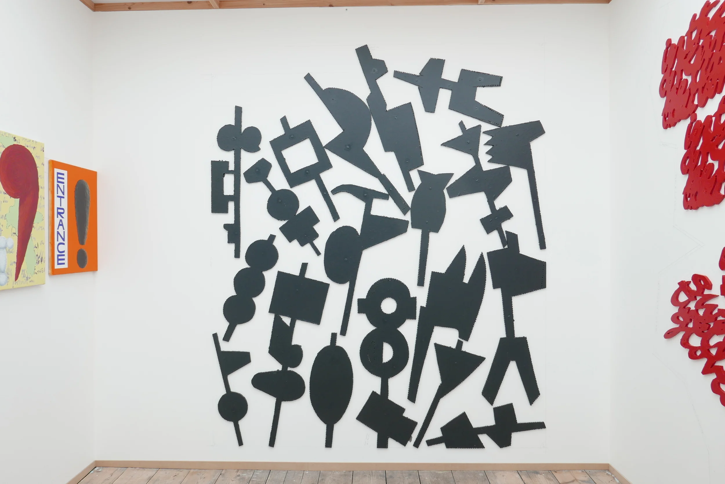 Fabian Peake exhibition at Three Works gallery, Weymouth. July 2016 'Shadows'