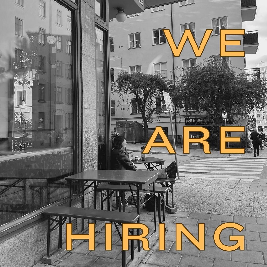📢 We&rsquo;re Hiring! 📢

Bar and service staff wanted! 

Join the team. Send your CV to staff@airamen.se 📩