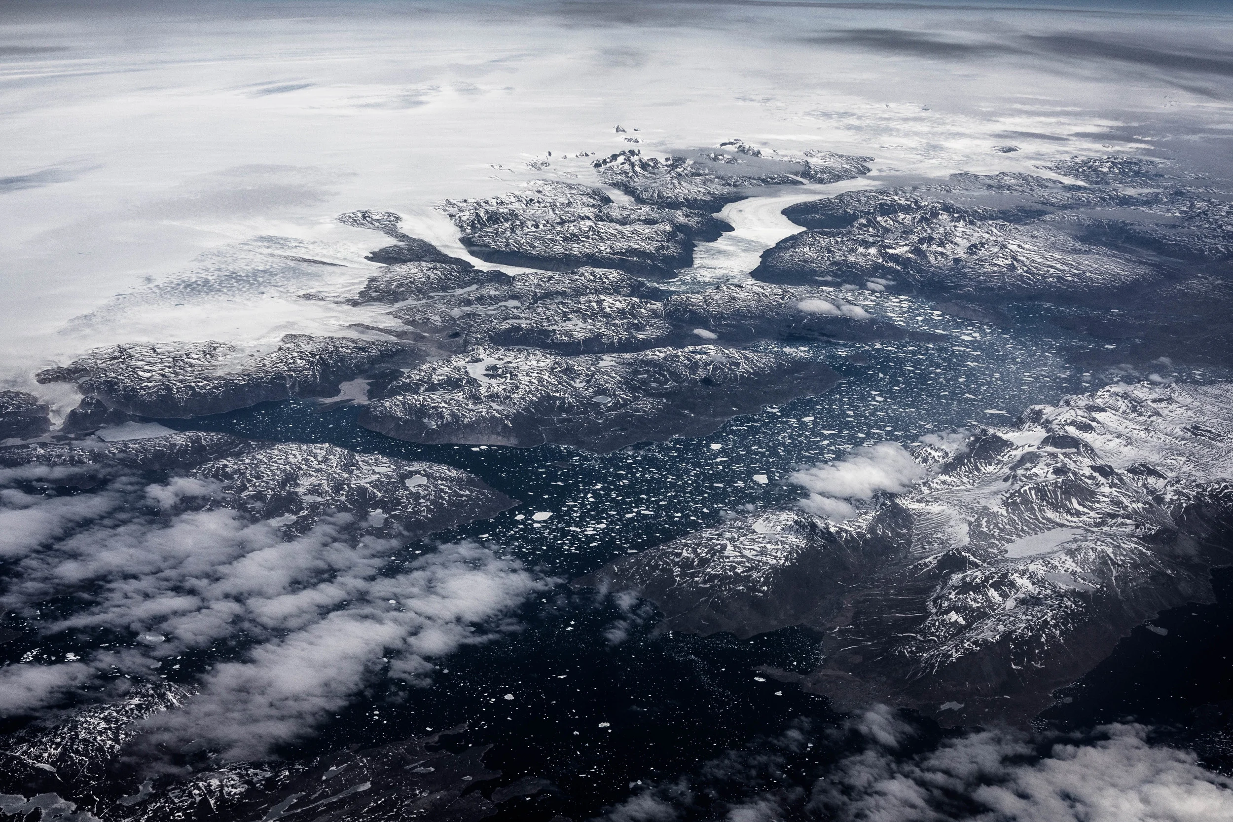 Over Greenland