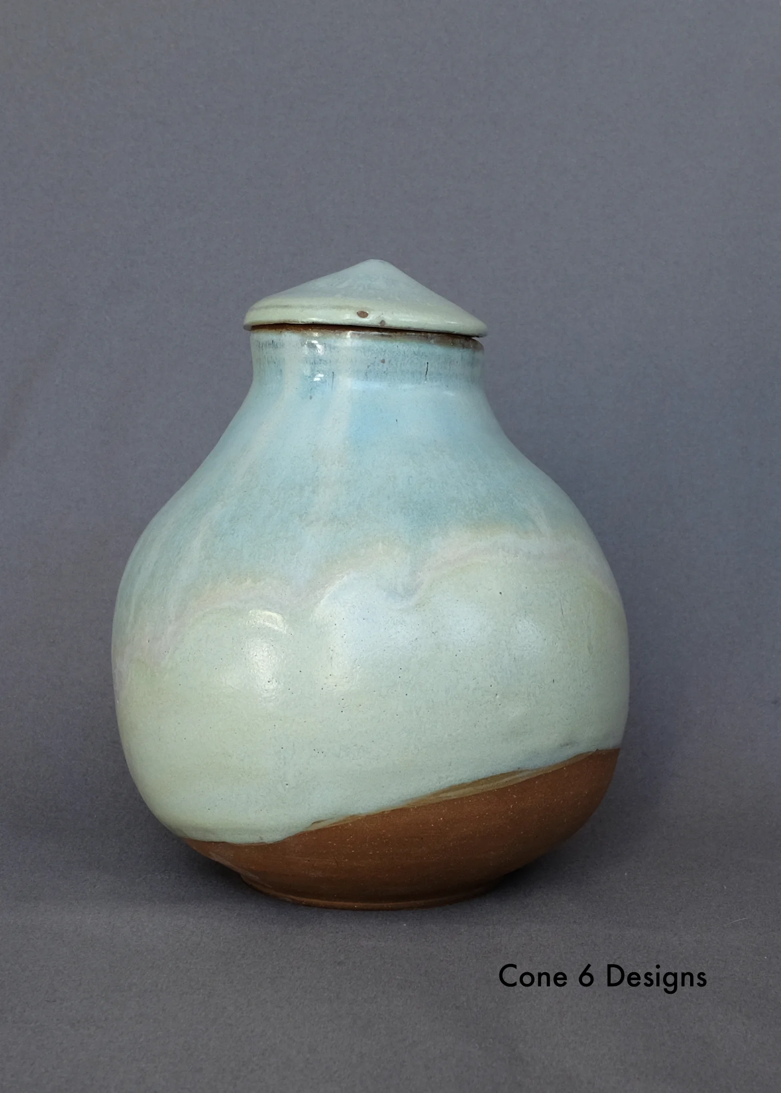 Ceramic Pot- Blue Green