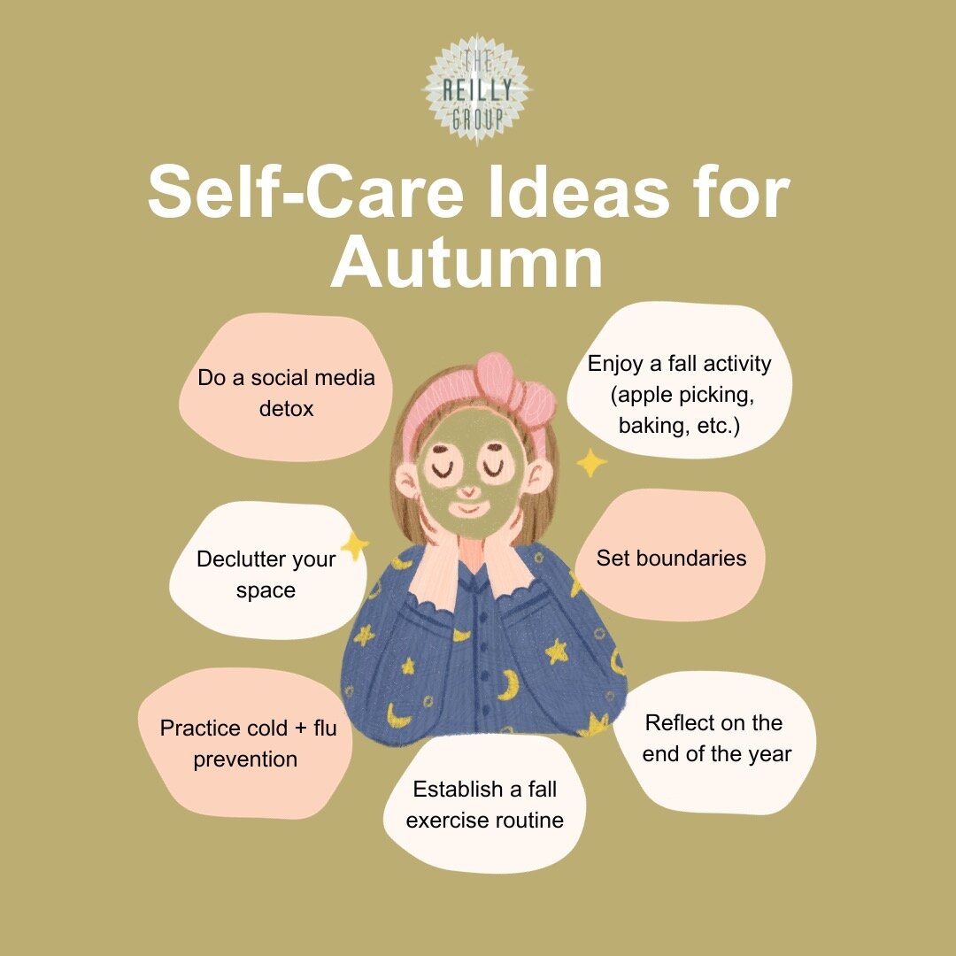 Carve out some time for self-care using some of these accessible ideas. #selfcare #wellness #mentalhealth #fallinspiration