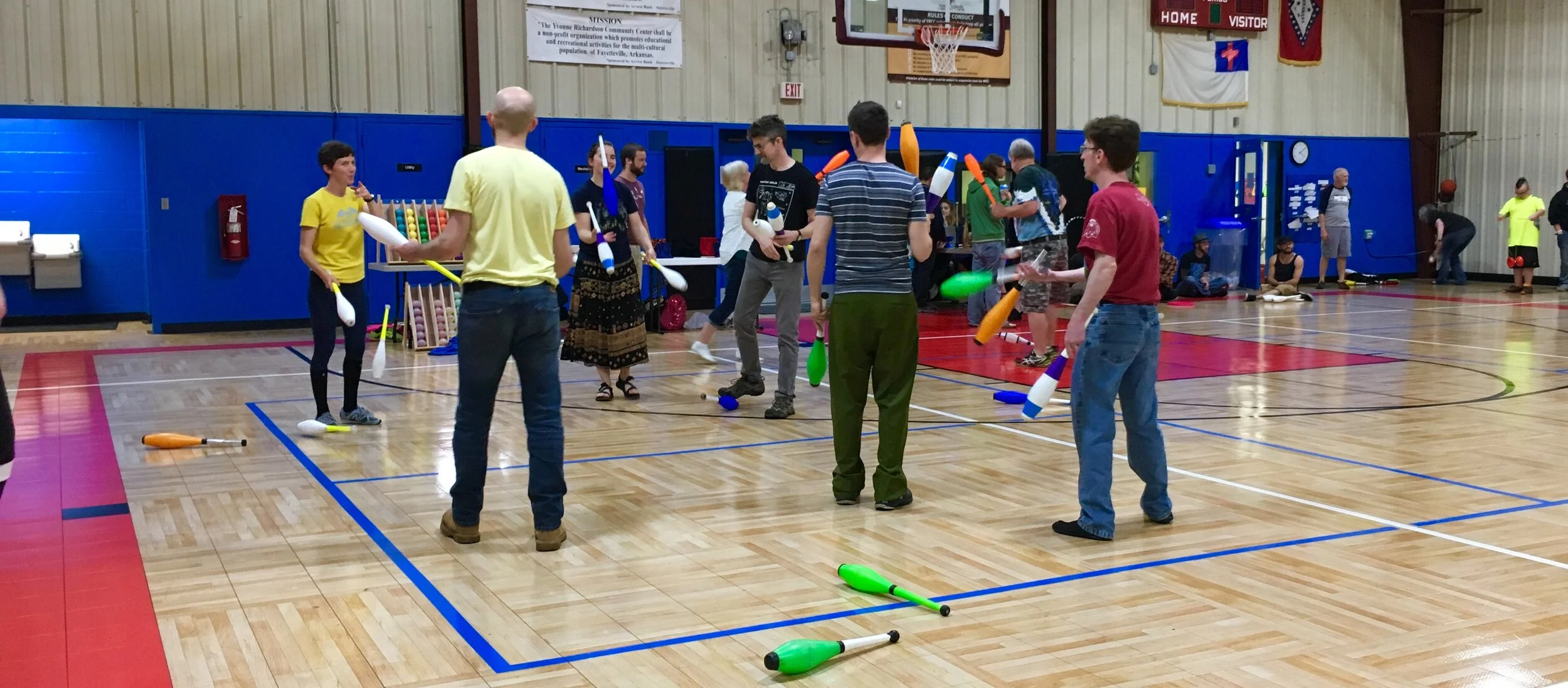 I spent my weekend at a juggling festival