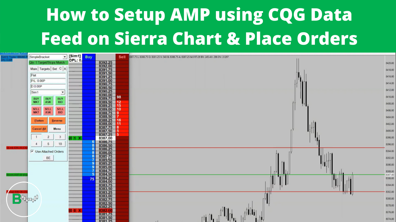 How to Setup AMP using CQG Data Feed on Sierra Chart