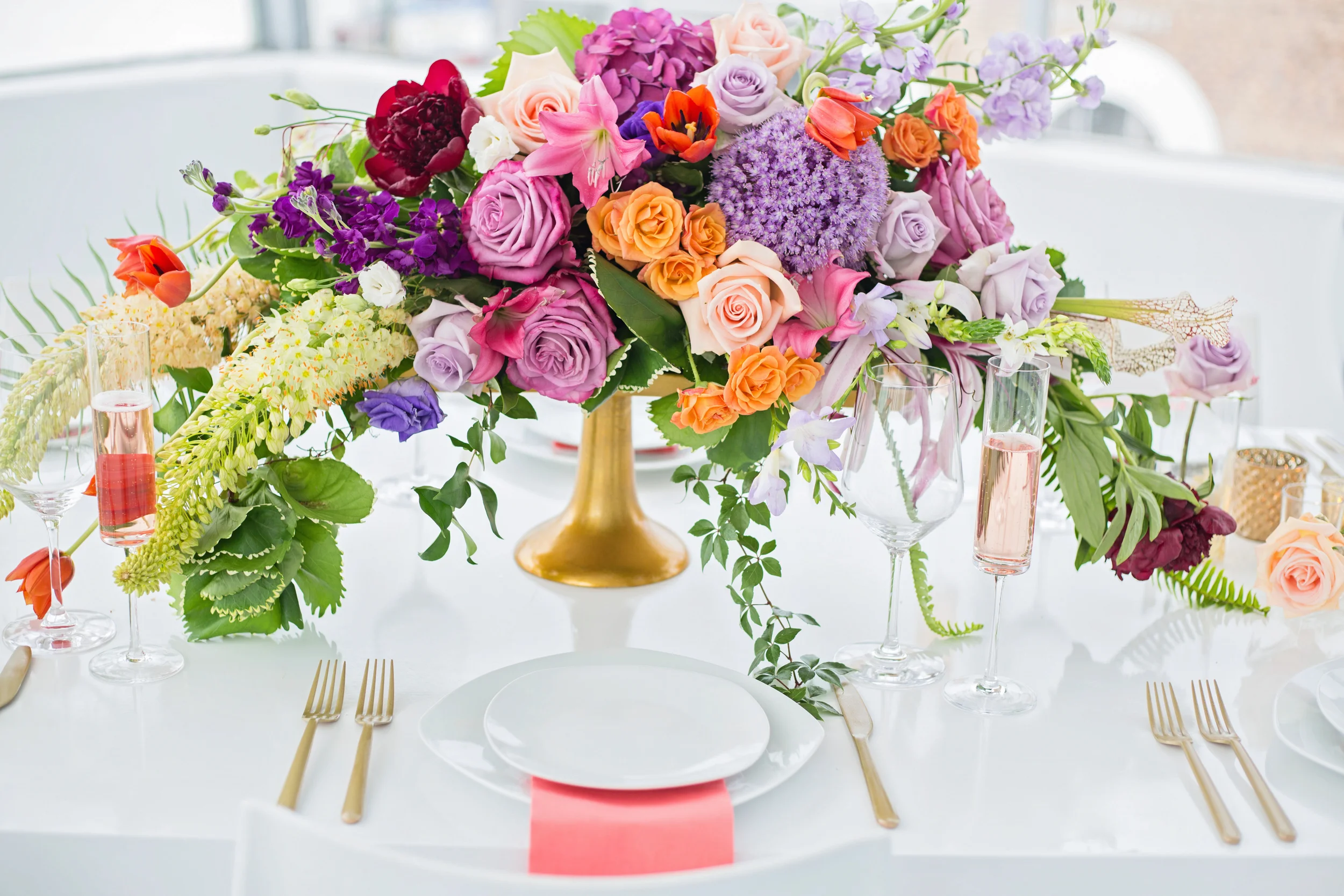 Art Inspired Wedding Reception Event Planner Miami