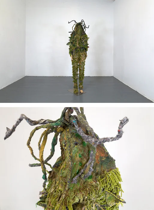 Seungkyung Oh “Cactus Suit” Handmade Costume, Fabric, Thread, Yarn, Acrylic Paint