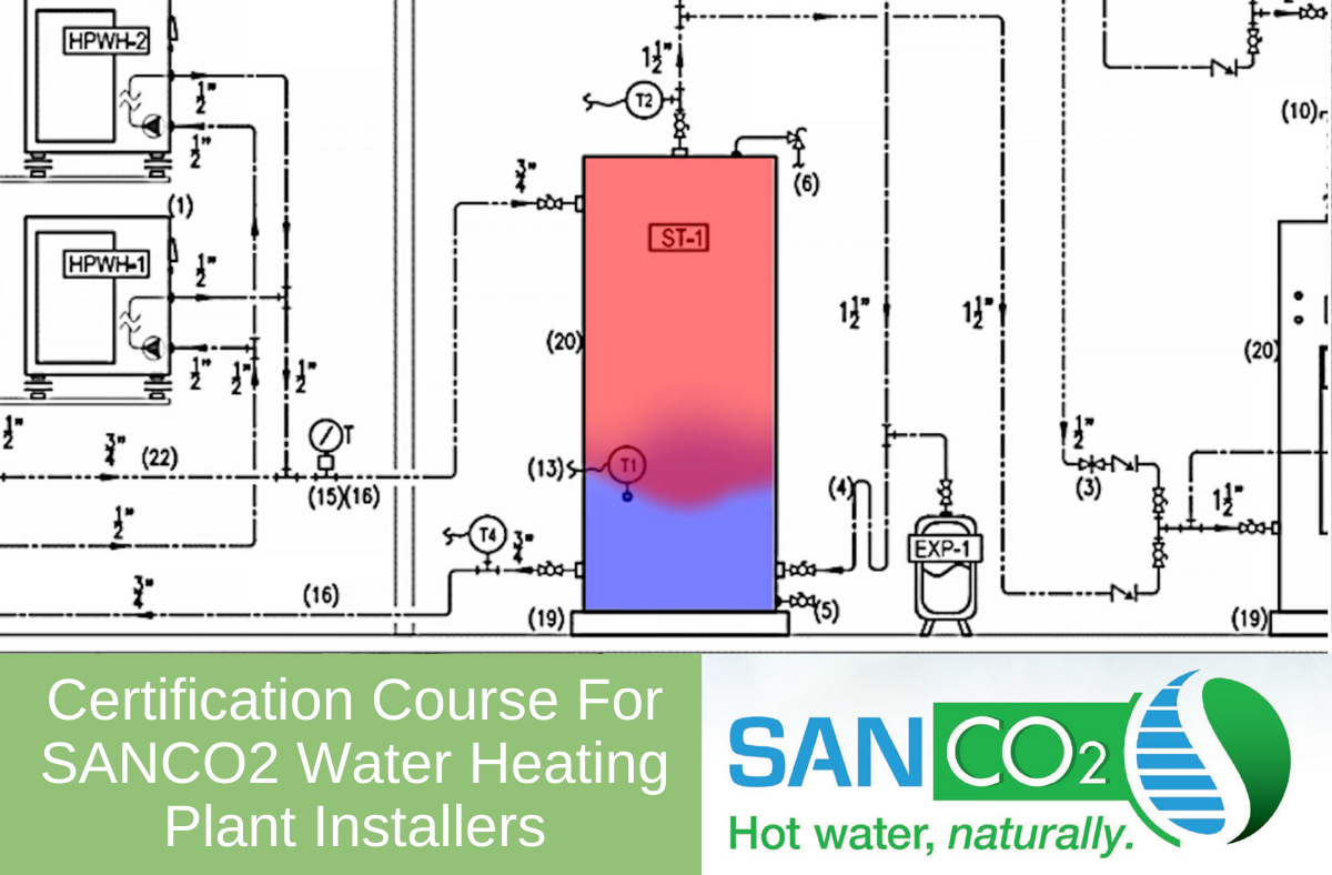 New Installer Training Module for SANCO2 DHWP Installers.  
