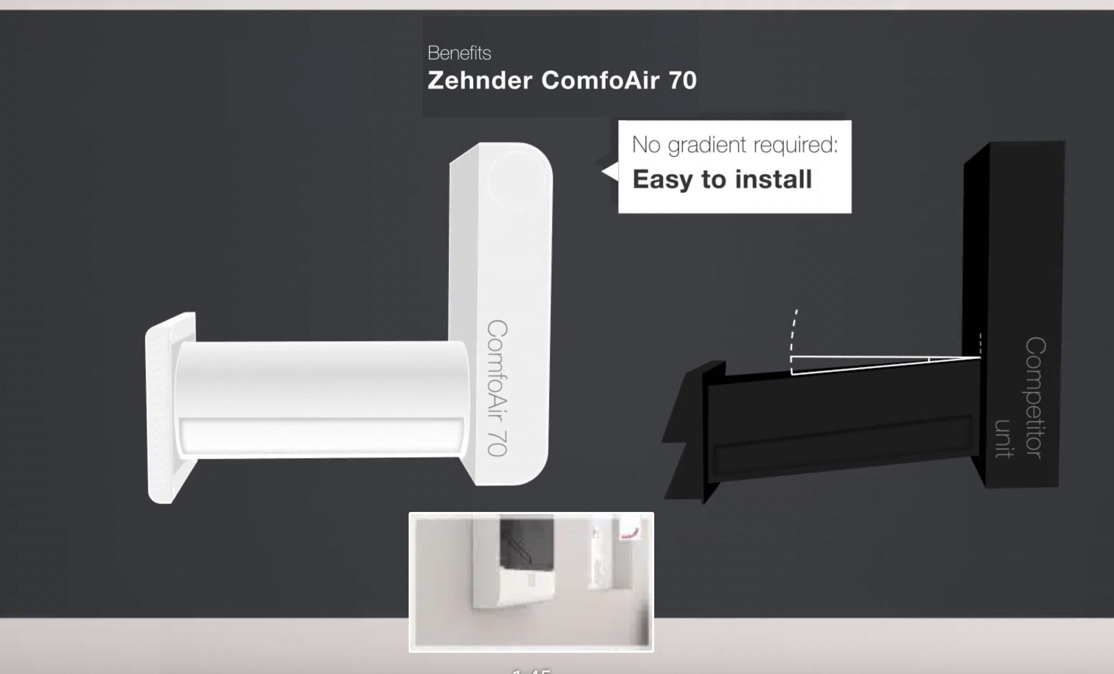 ZEHNDER COMFOAIR 70 INSTALLATION VIDEO