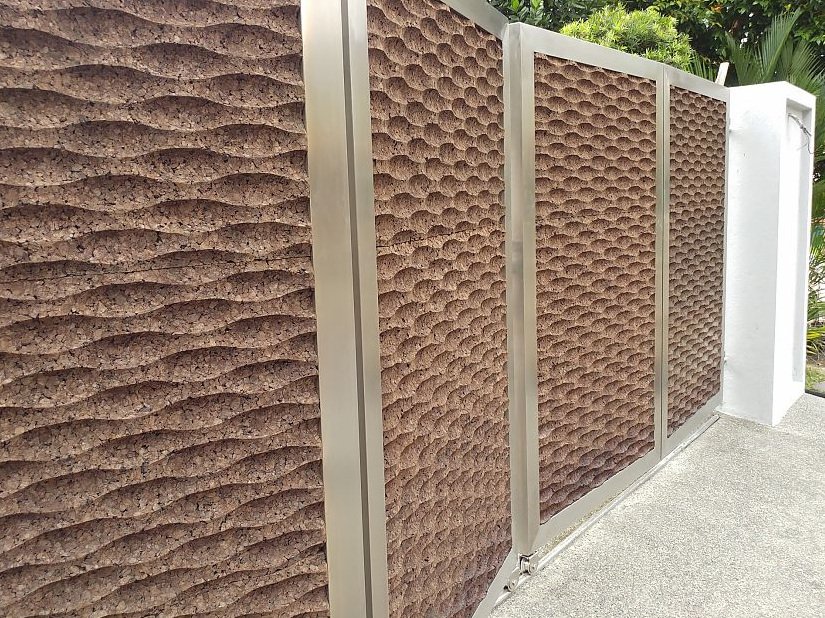 Wave on Exterior Fence