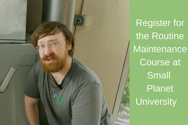 Small Planet University | Zehnder Maintenance Course | Josh Palmer