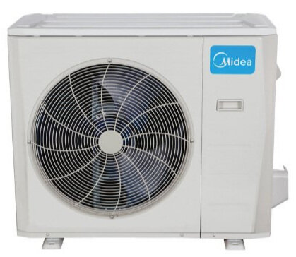 Small Splanet Supply | Heating and Cooling | Midea Exterior Unit | Photo of Unit