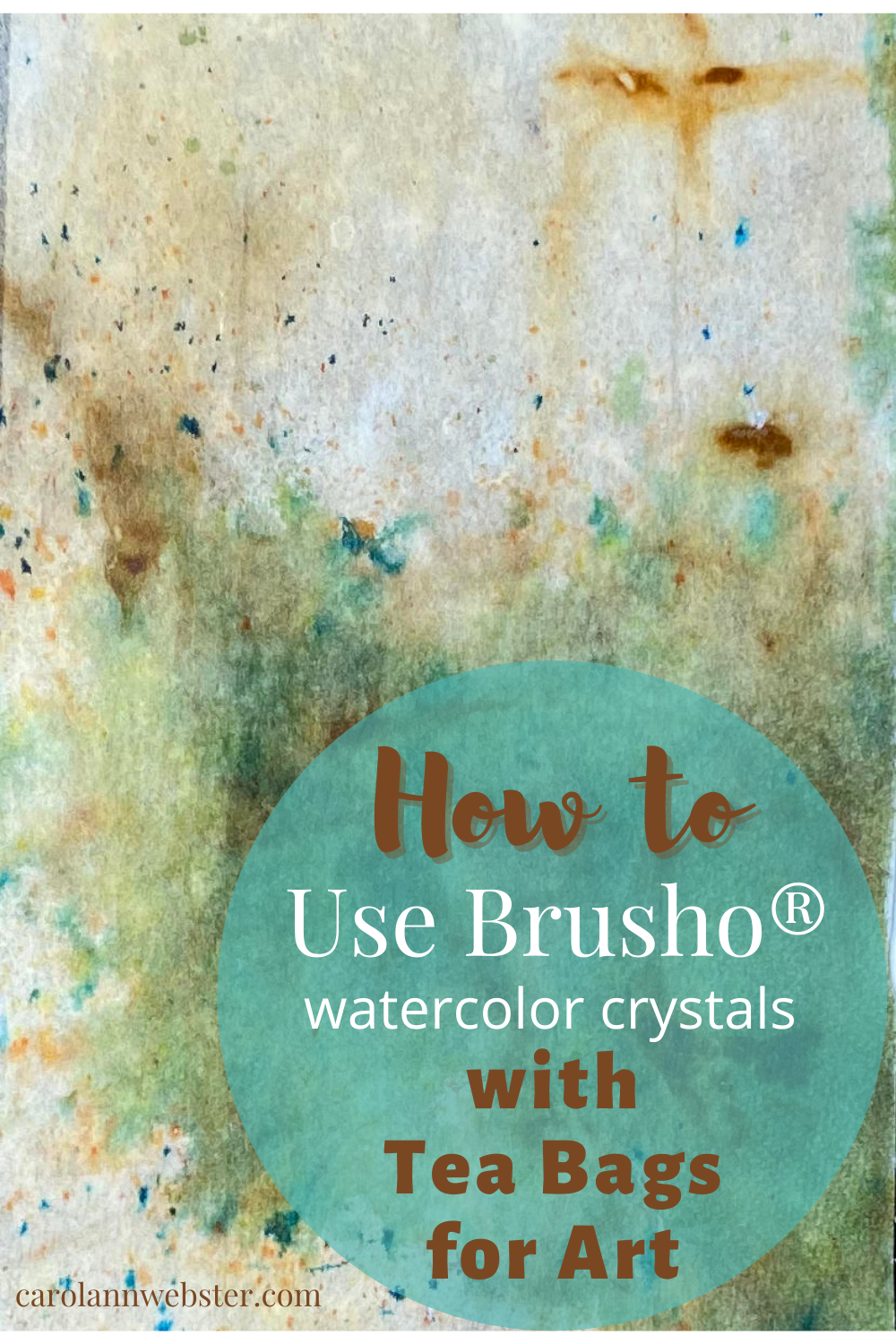 How to use cyanotype process on a tea bag — carol ann webster