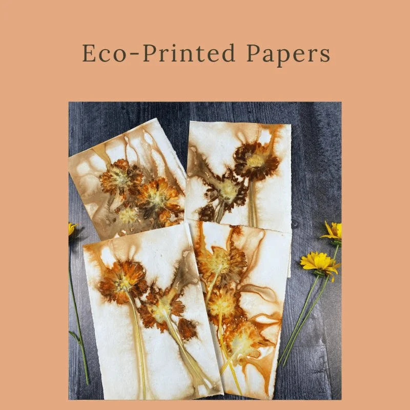 EcoPrinted Papers