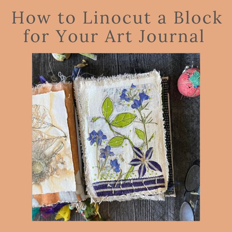 How to Linocut a Block for a Page in Your Art Journal — carol ann