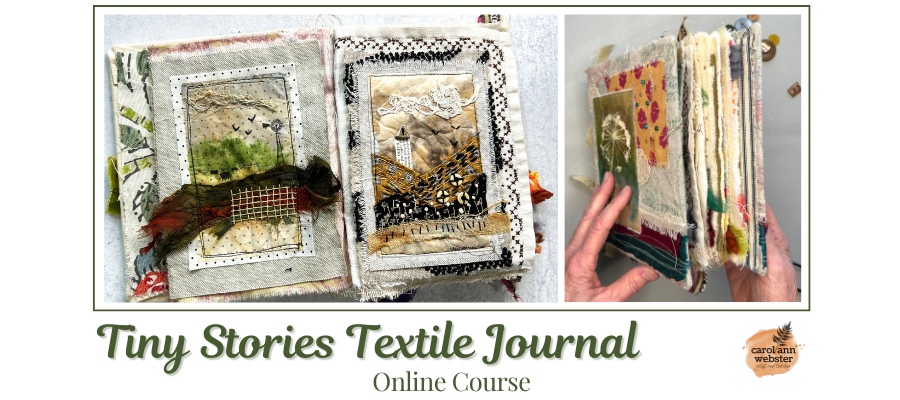 Tiny Stories Textile Journal course