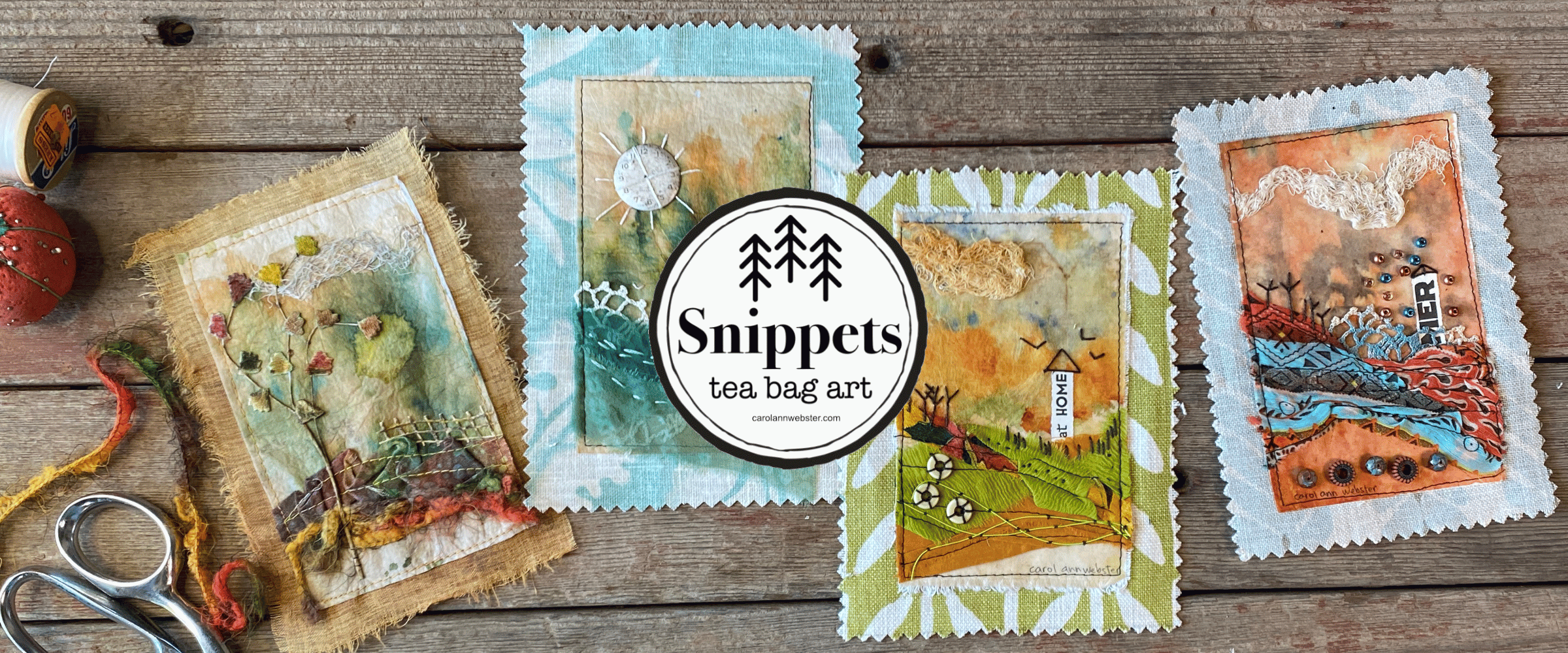 Snippets Tea Bag Art