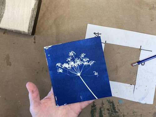 How to Glue Printed Paper to a Wood Panel — carol ann webster