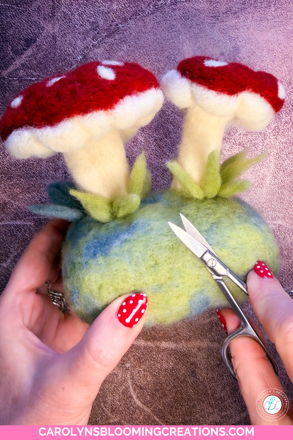 Turn Fluffy Wool Into Beautiful Art With Needle Felting