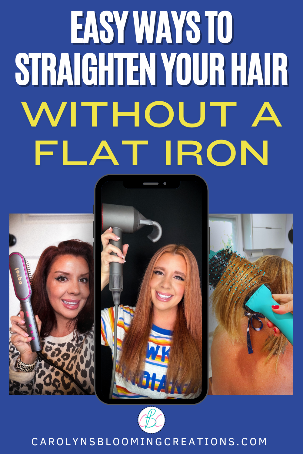 Easy Ways to Straighten Your Hair Without a Flat Iron — DIY Home ...
